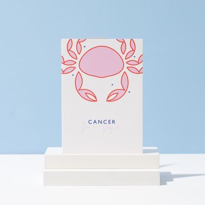 Tarjeta de cumpleaños del cáncer | Zodíaco | Signo de estrella | Astrología