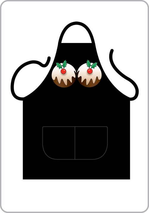 Christmas Puddings apron