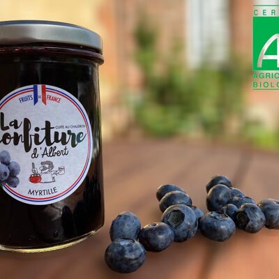 Organic blueberry jam