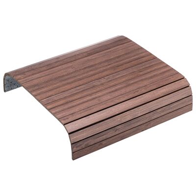 Bamboo sofa arm tray dark