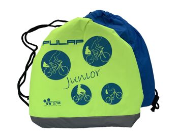 FULAP Jr, Protection pluie poncho cape vélo recyclé, enfant, Vert Olive 2