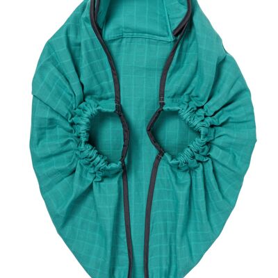 Baby carrier - Snugglebundl Lightweight Teal, light summer and travel variant, turquoise