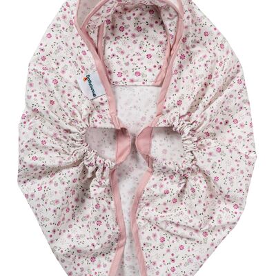 Marsupio per bambole con motivo floreale - Snugglebundl Dollybundl, rosa
