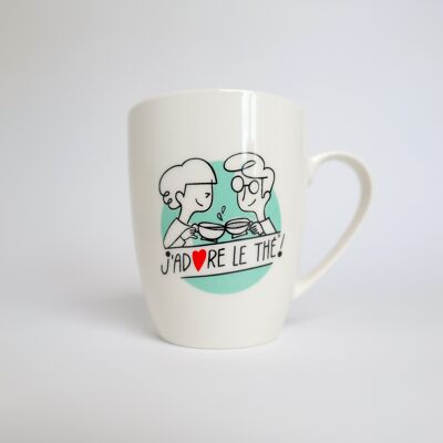 Taza ¡Amo el té!