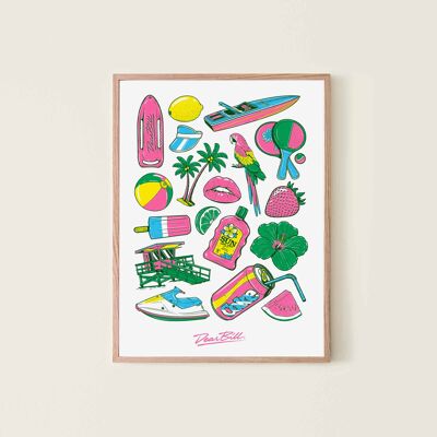 Limited edition poster - Summer - 30x40cm