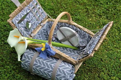 Cesta Picnic Gris