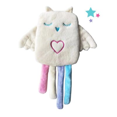 Muñeca que se duerme con sonidos de respiración y latidos del corazón para bebés prematuros y sensibles - Lulla Owl