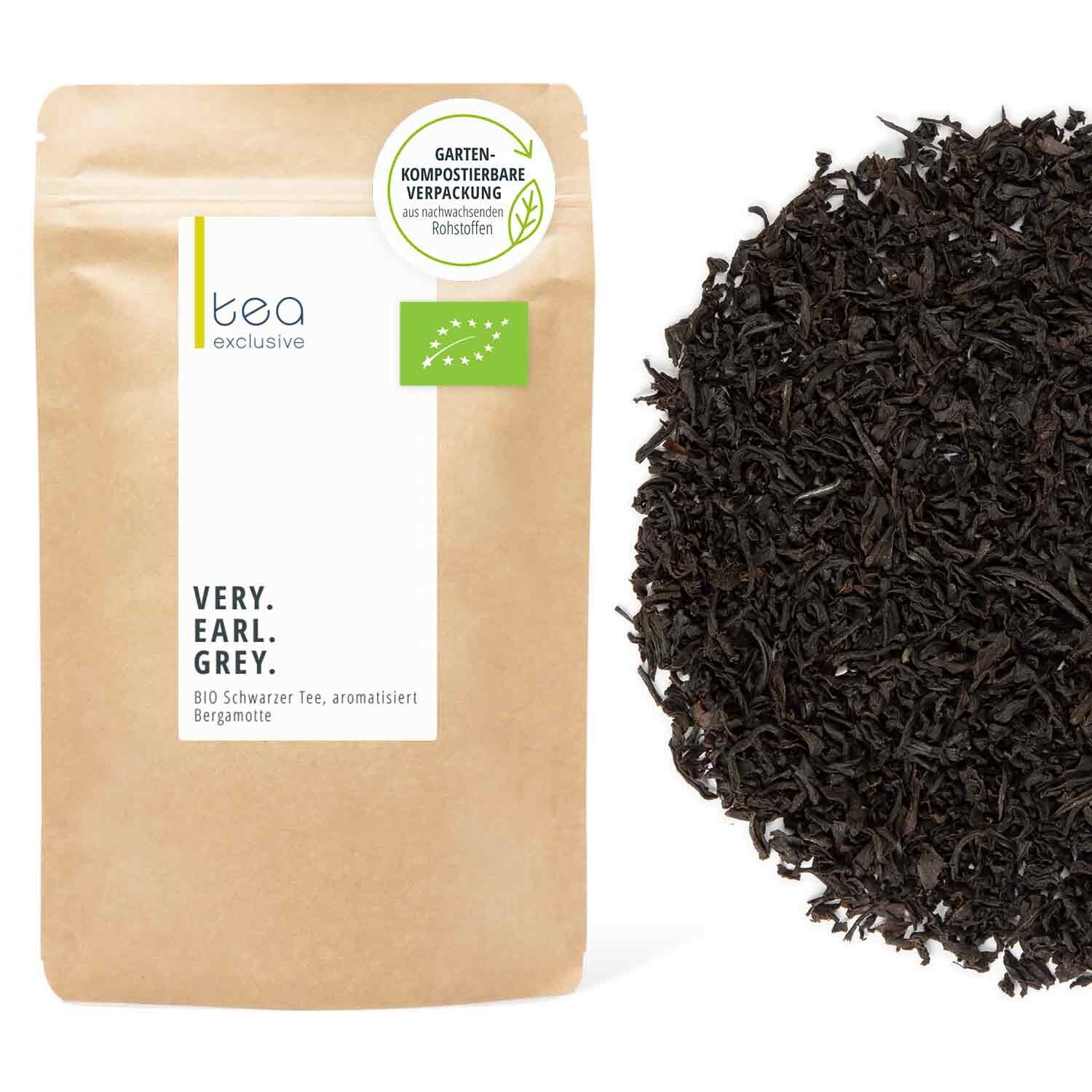 Molto Earl Grey, biologico, tè nero, bustina da 125 g