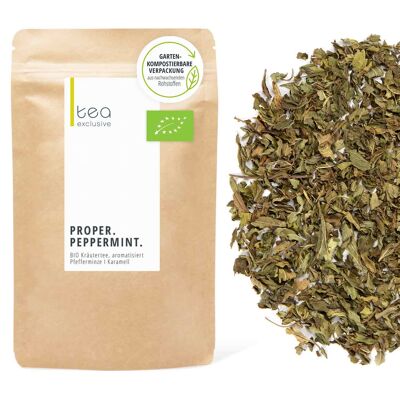 Menta adecuada, té de hierbas BIO, bolsa de 70 g