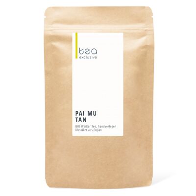 Pai Mu Tan, White Tea, ORGANIC, China, 100g bag