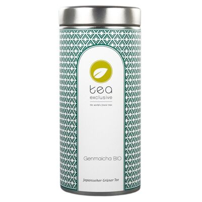 Genmaicha BIO, green tea, Japan, 100g can