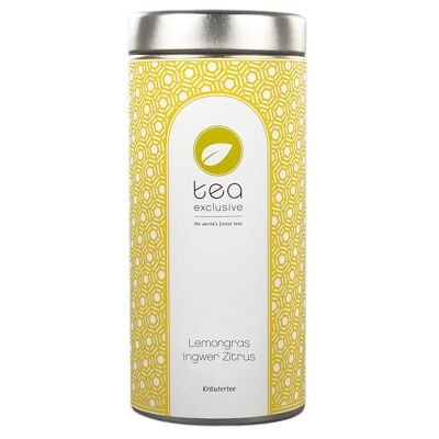 Lemongrass ginger citrus, organic herbal tea, 100g can