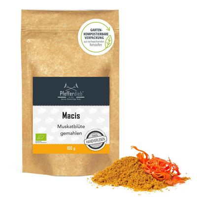 Mace ground, ORGANIC, 100g