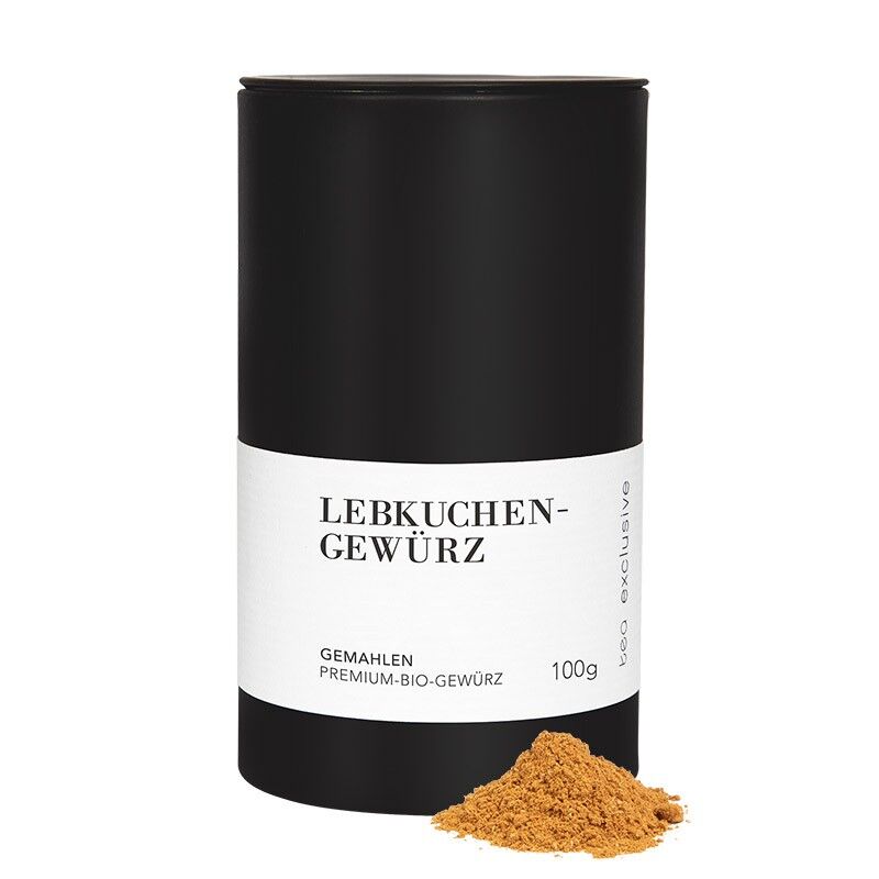 Gingerbread spice, ground, ORGANIC, 100g can