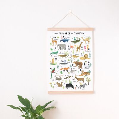 Animal ABC print - French