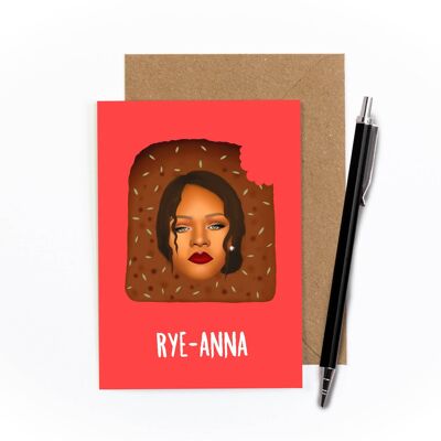 Rye-anna Greetings Card