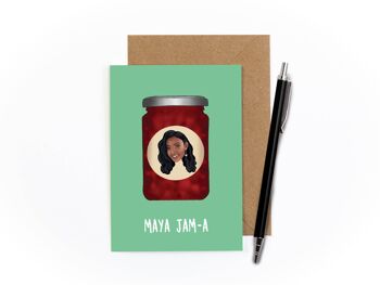 Carte de voeux Maya Jam-a 1