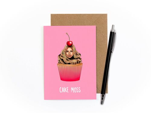 Cake Moss Greetings Card