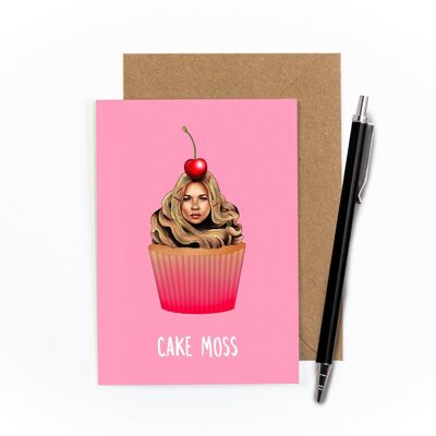 Cake Moss Greetings Card