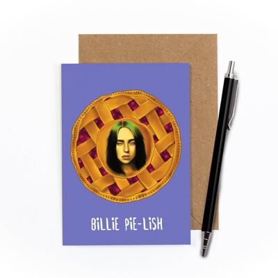 Billie Pie-lish-Grußkarte