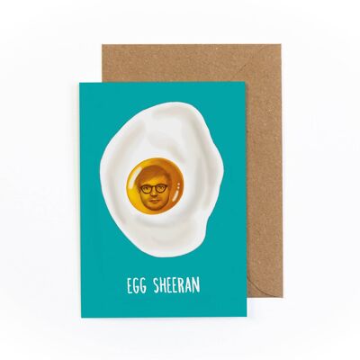 Egg Sheeran-Grußkarte