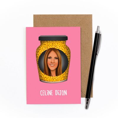 Celine Dijon Greetings Card