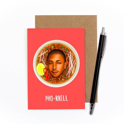 Pho-rrell Greetings Card