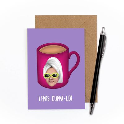 Lewis Cuppa-ldi Greetings Card