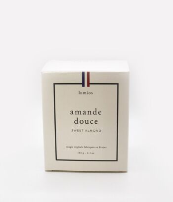 Bougie parfumée Amande douce collection nature - 4 unités. 2