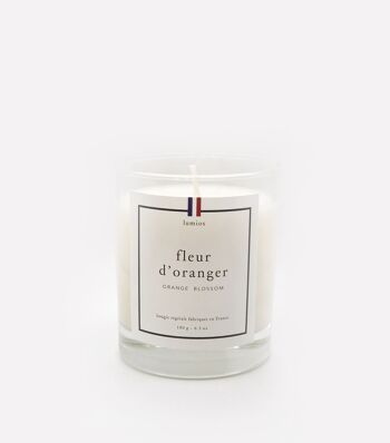 Bougie parfumée Fleur d'oranger collection nature - 4 unités. 1