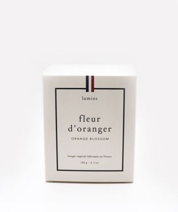 Bougie parfumée Fleur d'oranger collection nature - 4 unités. 2