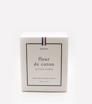 Bougie parfumée Fleur de coton collection nature - 4 unités. 2