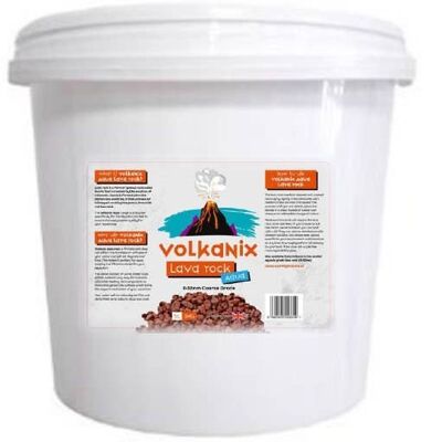 Volkanix Aqua 'Coarse ' Grade 8-32mm Lava Rock 3kg (5 Litre) Aquarium Aquascaping Filter Media