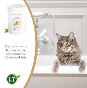 Shampoing sec pour chats - à l'argile de lave marocaine d'origine 4