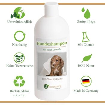 Shampooing pour chien MAXI | Biologique | toilettage doux sans produits chimiques ni savon 2