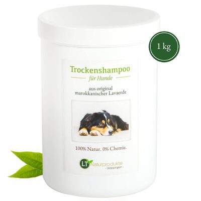 Trockenshampoo für Hunde - mit original marokkanischer Lavaerde