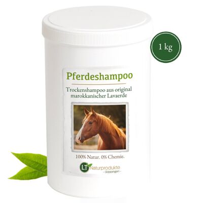 Dry shampoo for horses - with original Moroccan lava earth