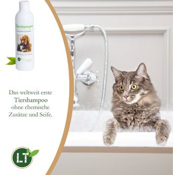 Shampoing bio pour animaux de compagnie, sans produits chimiques ni savon 3