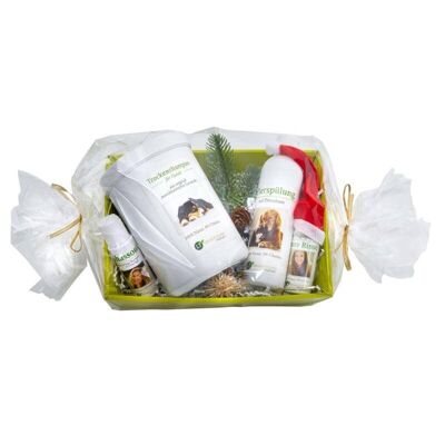 Geschenkset für Hunde | Trockenshampoo & Pflegespülung