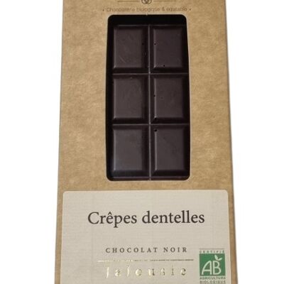 Chocolat noir 72% Crêpes dentelles