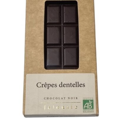 Chocolat noir 72% Crêpes dentelles