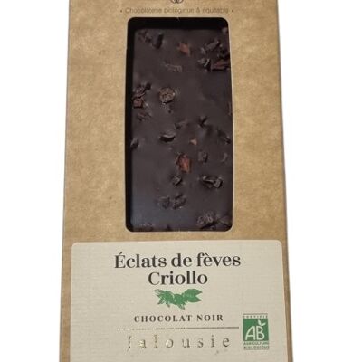 Chocolat noir 72% Eclats de fèves criollo