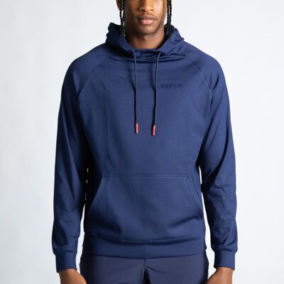 Marineblauer Lapter-Hoodie