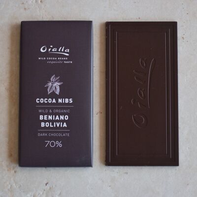 70% Oialla Chokolade con Kakaonibs