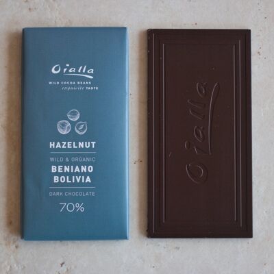 70% Oialla Chokolade mit Hasselnødder