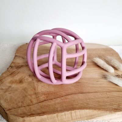 Boule moteur flexible en silicone - Rose Poudré