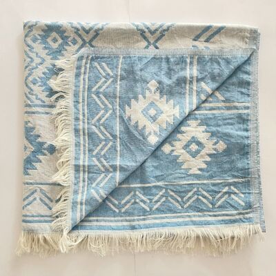 Peshtemal | Hammam towel | double sided | Blue