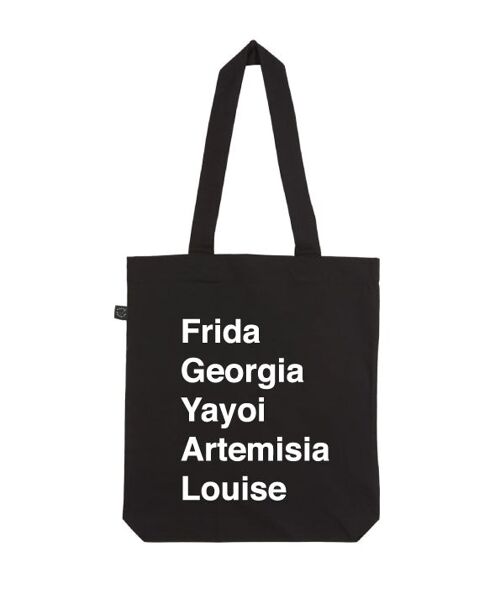 WHOLESALE | Frida Organic Cotton Tote Bag - Black