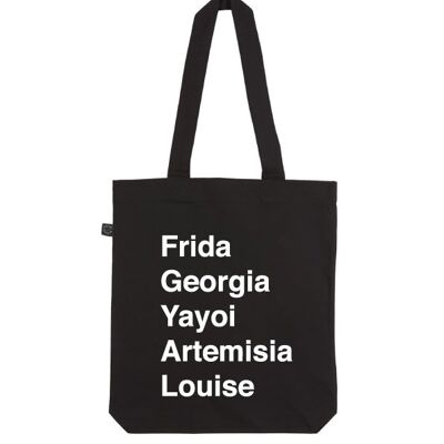 WHOLESALE | Frida Organic Cotton Tote Bag - Black