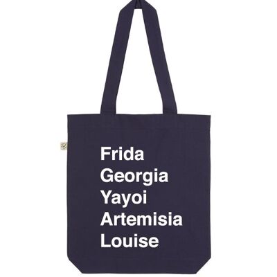WHOLESALE | Frida Organic Cotton Tote Bag - Navy